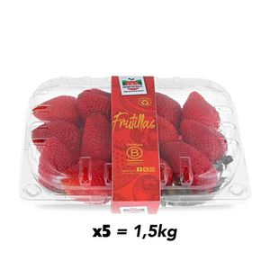 Pack frutillas frescas 1.5 kg.