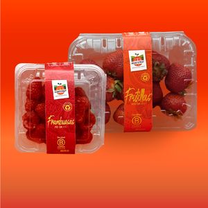 Pack detox frutillas y frambuesas frescas 2.34 kg.